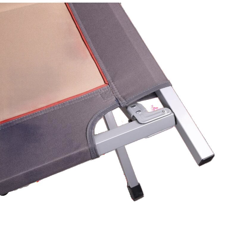 سرير تخييم قابل للطي من الفولاذ على الطراز العسكري مع مرتبة مبطنة C116PD