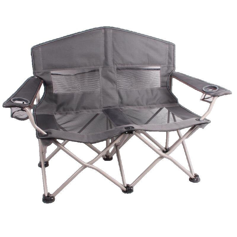 أريكة لشخصين مع حامل أكواب وظهر شبكي B322M