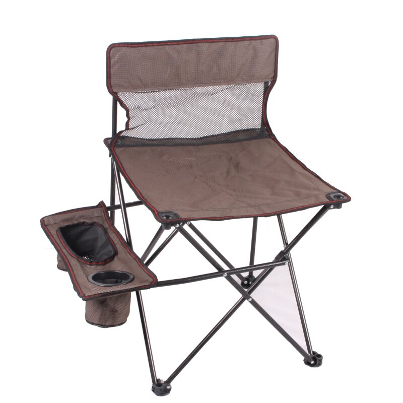 Compact quad chair with side organizer and cup holder (B205CMT)