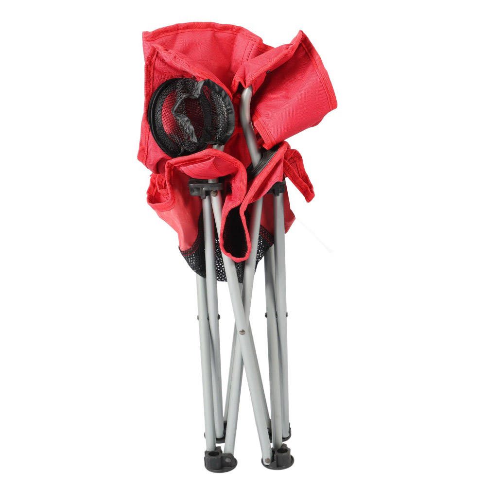 كرسي تخييم قابل للطي مع لوحة شبكية وحامل أكواب JB303