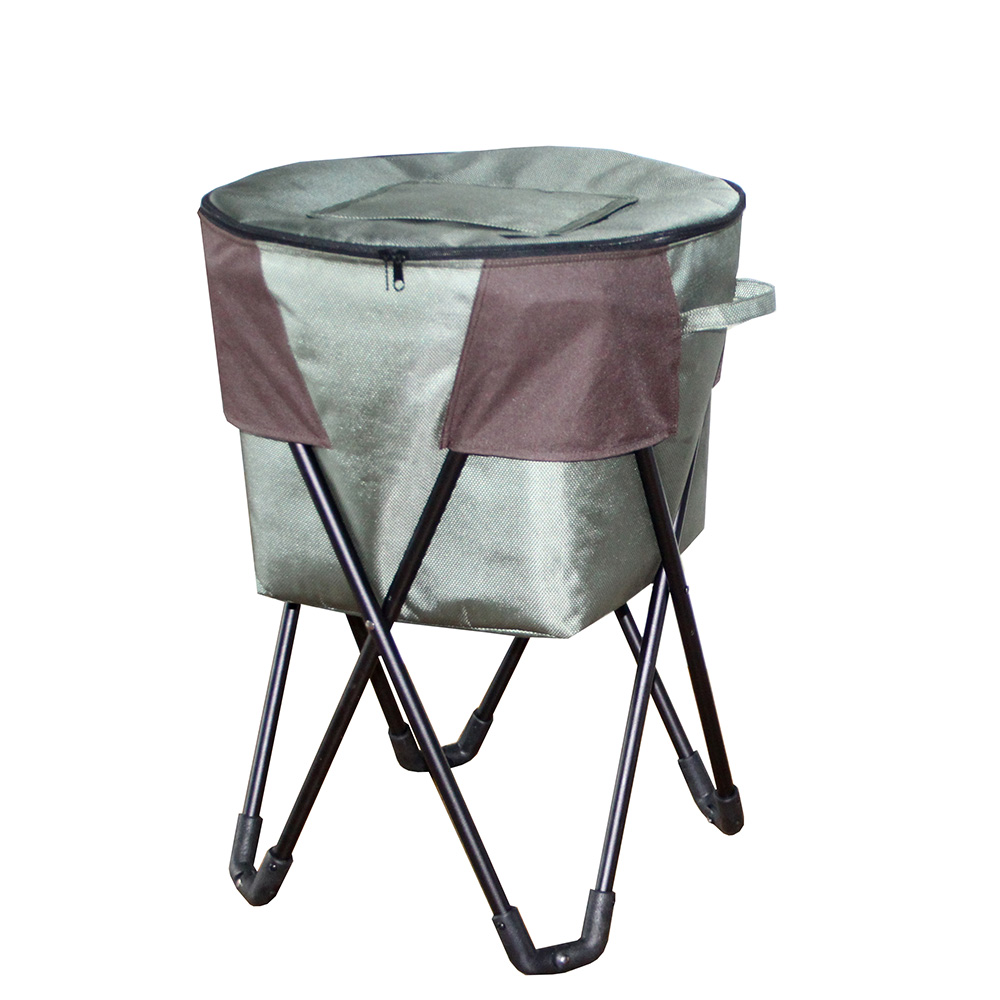 دلو تبريد قابل للطي ذو جوانب مرنة مع غطاء RC702CM